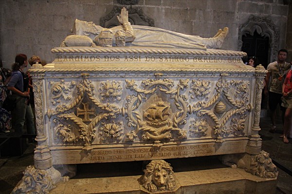 230-Гробница Васко да Гамы, монастырь Жеронимуш, Лиссабон